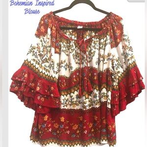 💥💥Bohemian Inspired Floral Blouse by bila💥💥